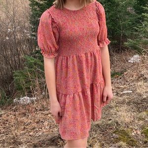 Wild Fable Pink Floral Dress